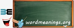 WordMeaning blackboard for g